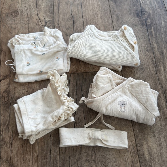 H&M Other - Baby Preemie Beige Bundle - H & M